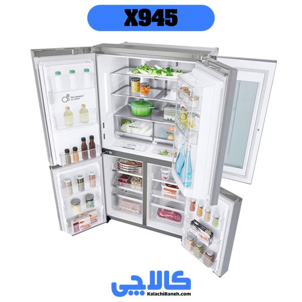 خرید آنلاین یخچال ساید بای ساید ال جی x945 از کالاچی بانه